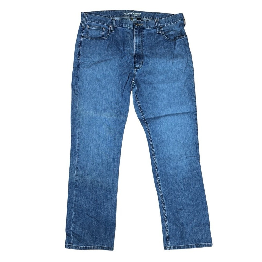 Carhartt Relaxed Fit Jeans Men's‎ 40x32 Blue Rugged Flex Work Denim